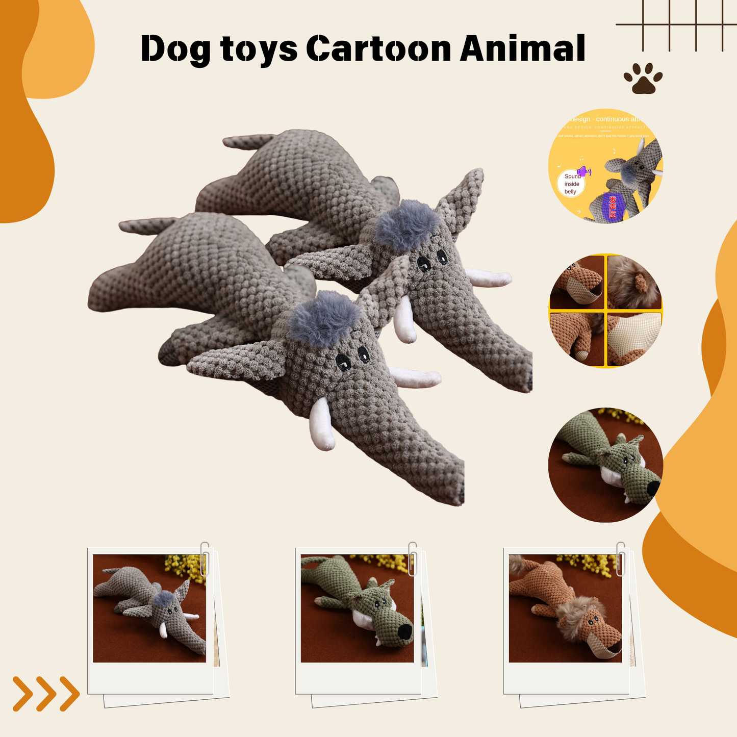 Dog toys Cartoon Animal