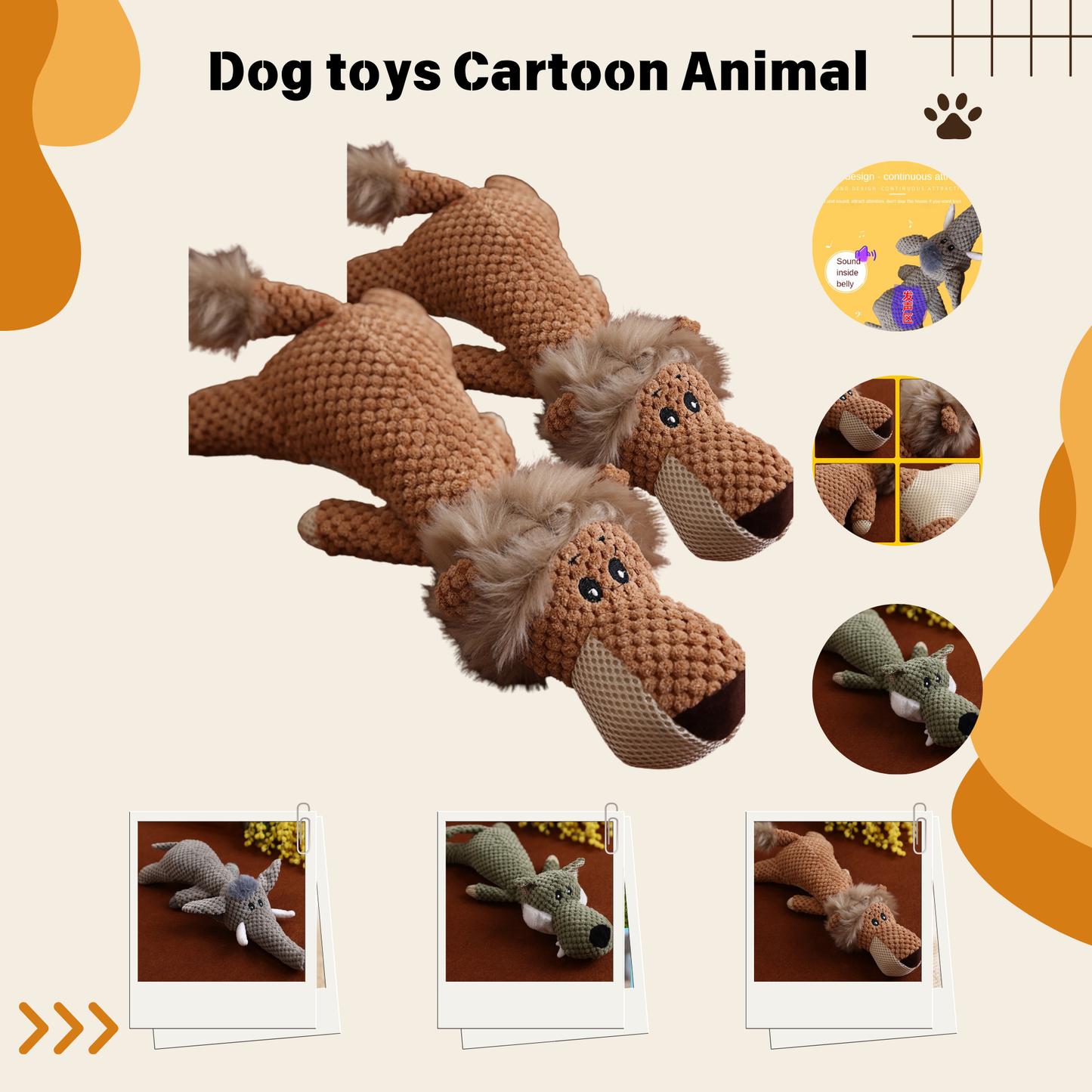 Dog toys Cartoon Animal