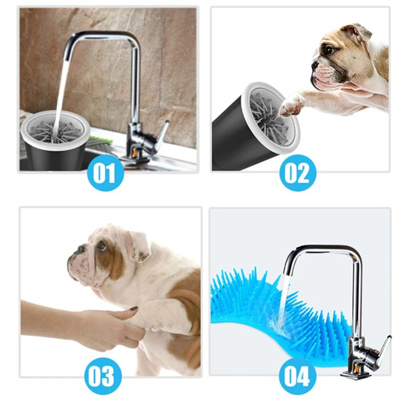 LZOE 3.7V Automatic Foot Washer for Pets