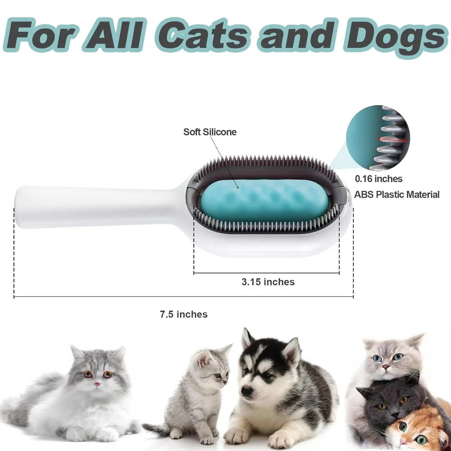 4 In 1 Pet Grooming Combo With Water Tank